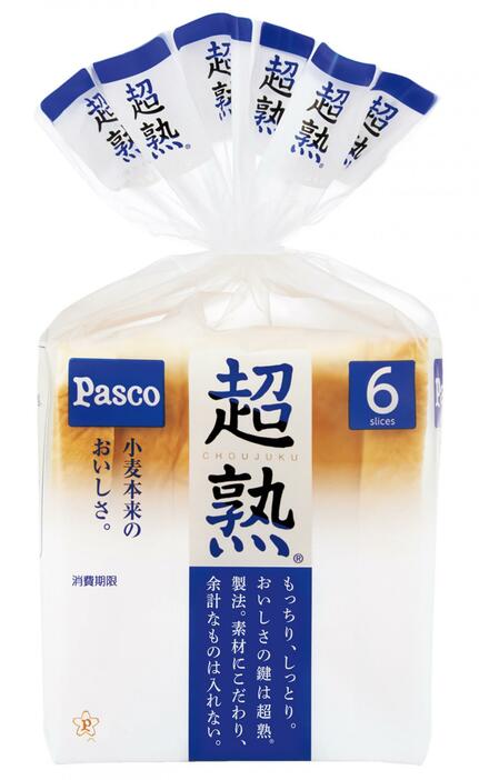 敷島製パンの食パン「超熟　6枚スライス」（同社提供）