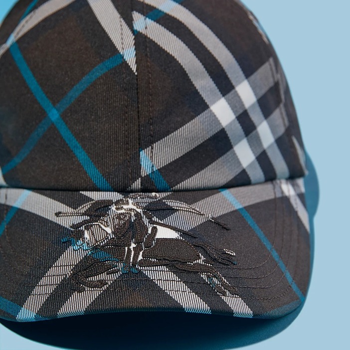 BURBERRY｜Check Baseball Cap