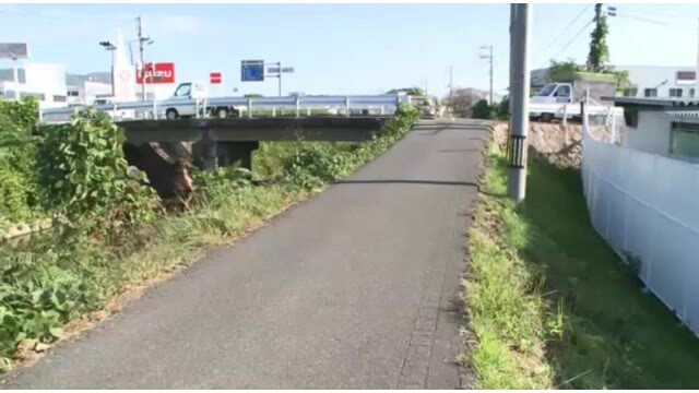 事故があった現場（広島・福山市戸町山北）