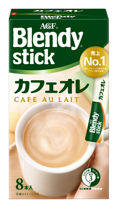 味の素ＡＧＦが値上げする「ブレンディ　スティック　カフェオレ」（８本入り）（同社提供）