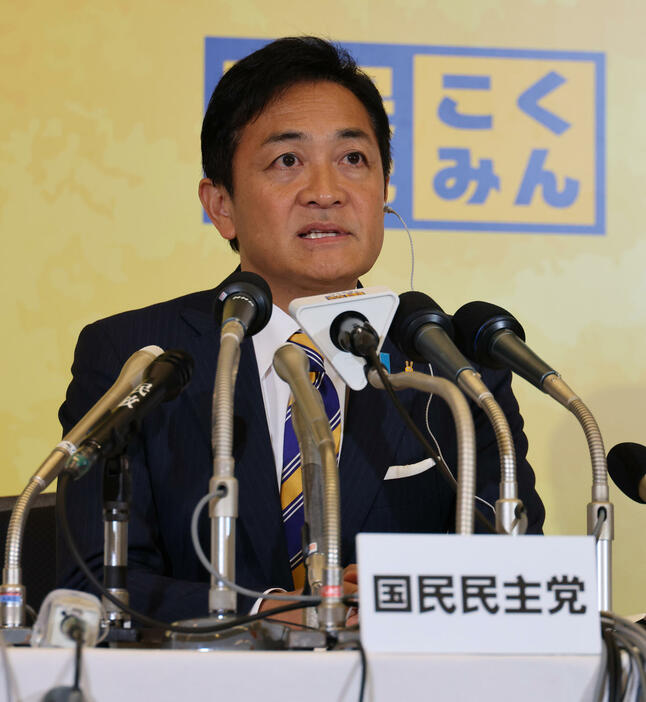 国民民主党・玉木雄一郎代表（2024年10月撮影）