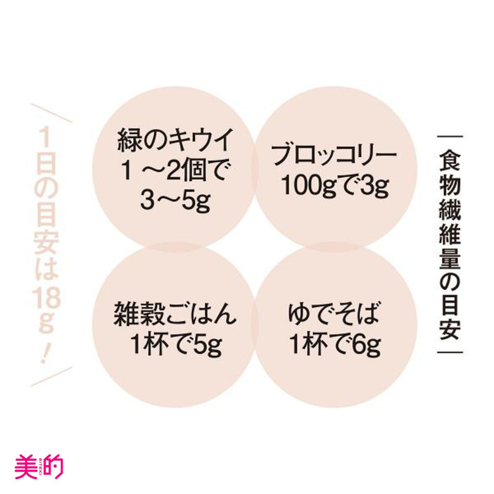 食物繊維量の目安