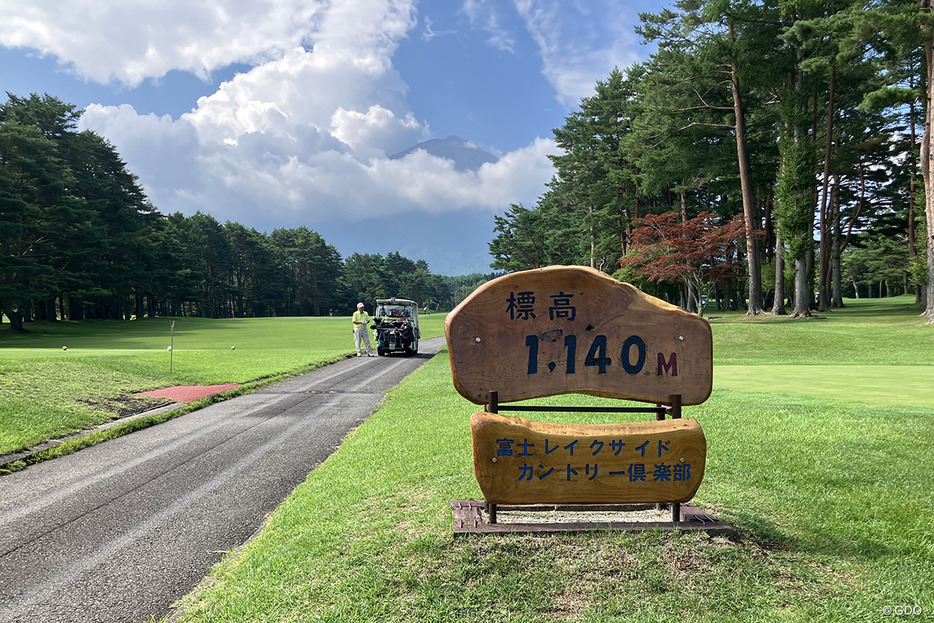 標高が高いのでボールは飛ぶ