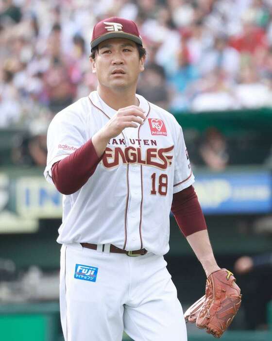 9月28日のオリックス戦（楽天モバイルパーク）に先発し、5回4失点で負け投手になった田中将。今季は1試合の登板に終わった