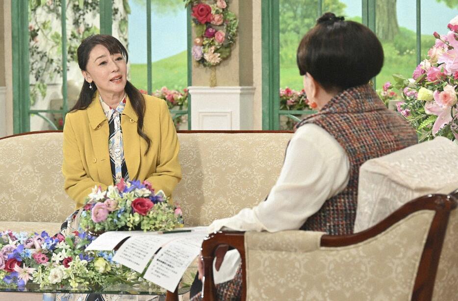 11月22日に放送される「徹子の部屋」に出演する浅野ゆう子さん＝テレビ朝日提供