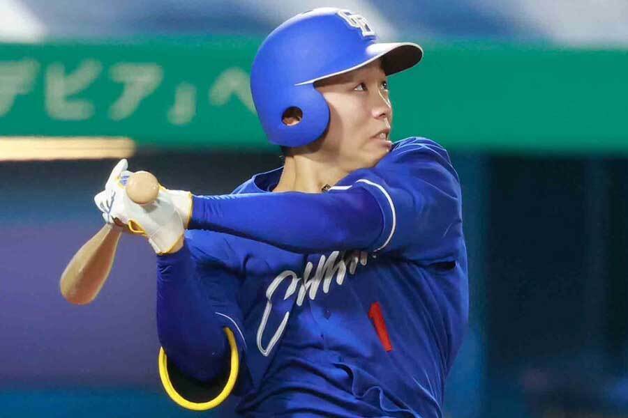 中日・岡林勇希【写真：小池義弘】