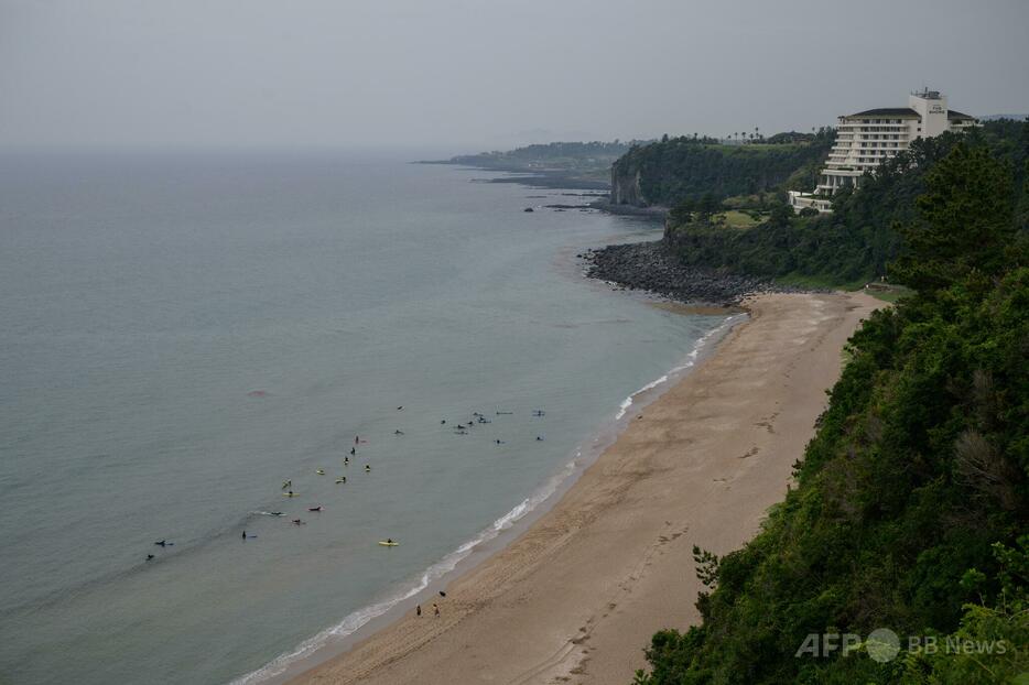 韓国南部・済州島のビーチ（2020年5月30日撮影、資料写真）。【翻訳編集】 AFPBB News