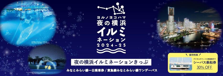 夜の横浜イルミネーションきっぷ