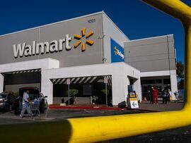 A Walmart store in Martinez, California, US, on Nov. 18.