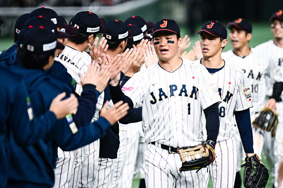 侍ジャパン【写真：中戸川知世】