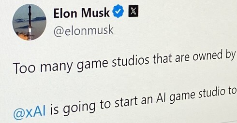 イーロン・マスク氏、AI使ったゲームスタジオの立ち上げを宣言