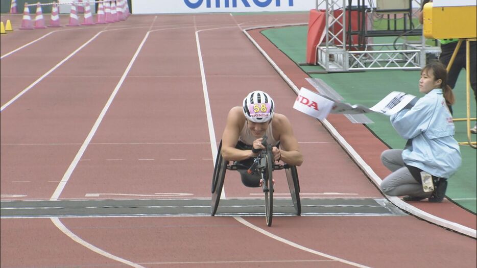 優勝したカテリーヌ・デブルナー選手