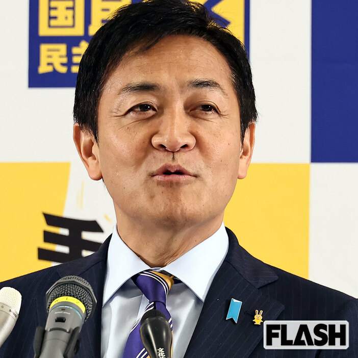 ニヤケが止まらない玉木代表（写真・長谷川 新）