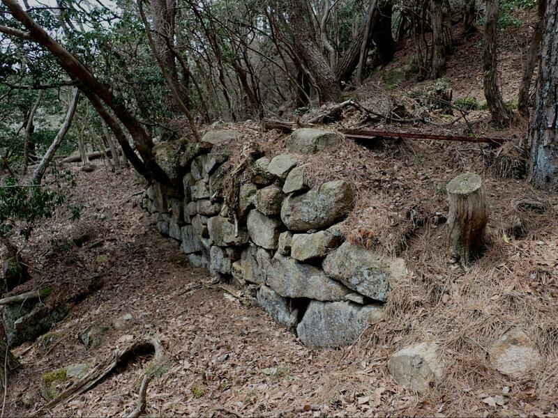 戦国時代の山城の石垣