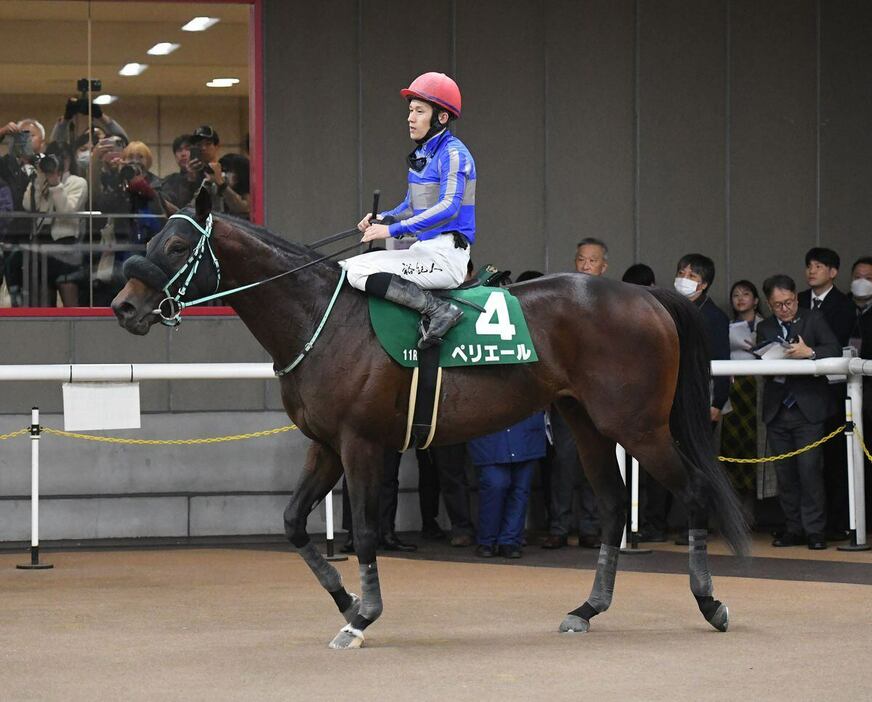 武蔵野Sで3着に敗れたペリエール＝9日、東京競馬場（撮影・菅原和彦）