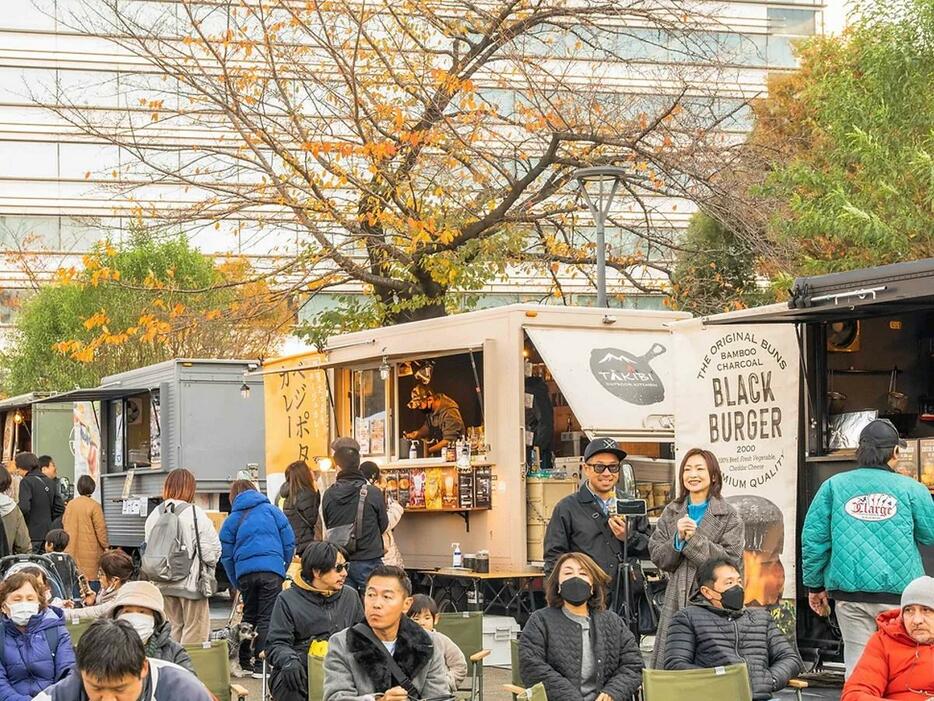 中野四季の森公園での開催は初となった「うんめぇFES」（昨年の様子）