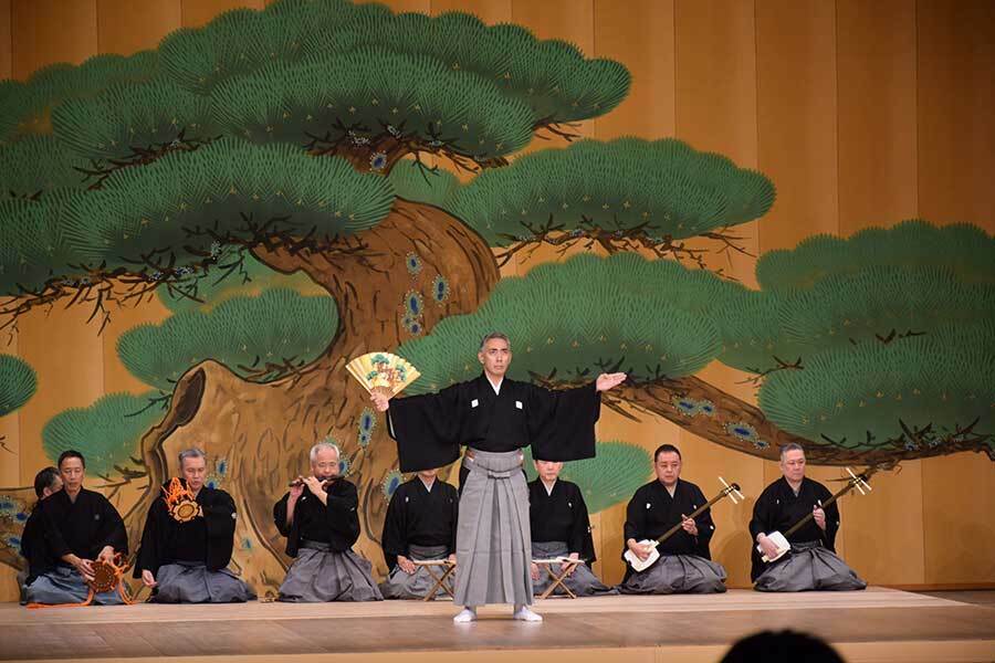 市川團十郎が舞踊『延年之舞』を披露【写真：ENCOUNT編集部】