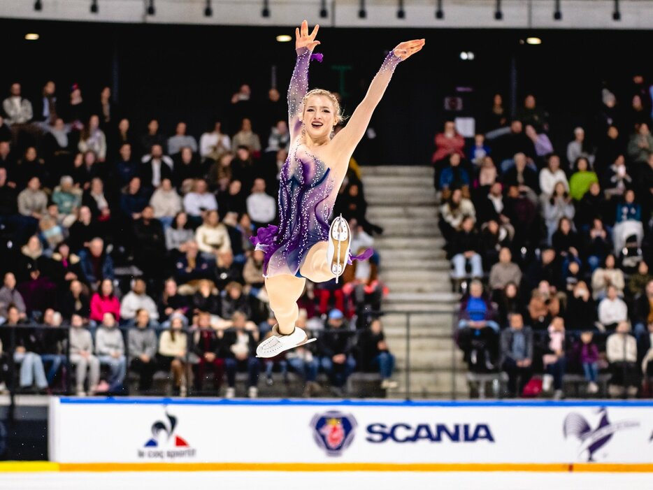 フランス杯にてGP初優勝を決めたアメリカのアンバー・グレン photograph by Getty Images