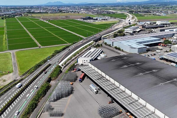 都城志布志道路の都城IC付近。2024年7月末時点（画像：国土交通省九州地方整備局宮崎河川国道事務所）。