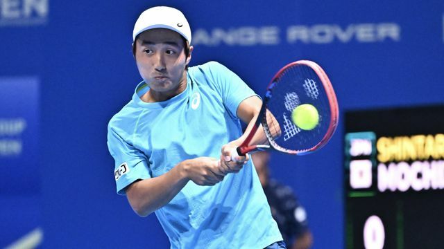 男子テニスの望月慎太郎選手【※写真は2024ジャパンOP】（写真：日刊スポーツ/アフロ）