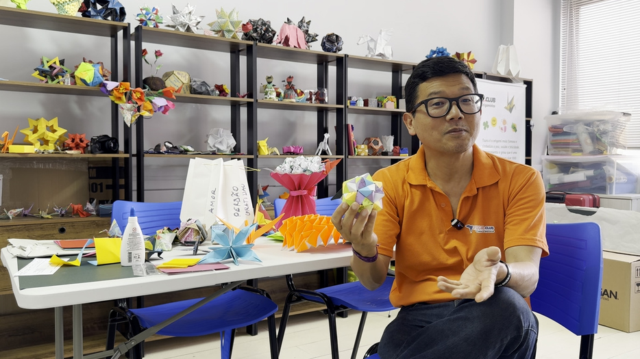 Origami.club創立者オリガミストの岡部マルシオさん