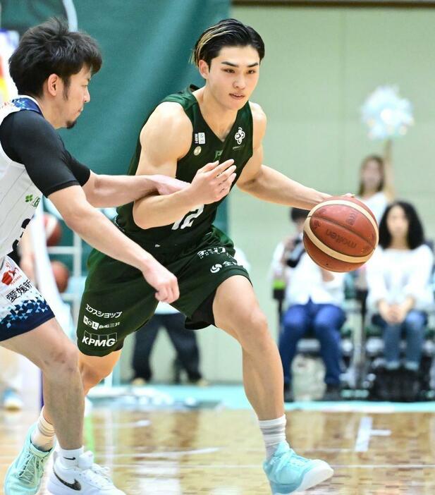 神戸ストークス 12川島聖那 /©B.LEAGUE