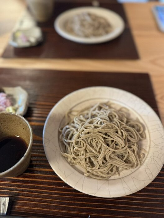 清々しく喉を通り抜ける蕎麦