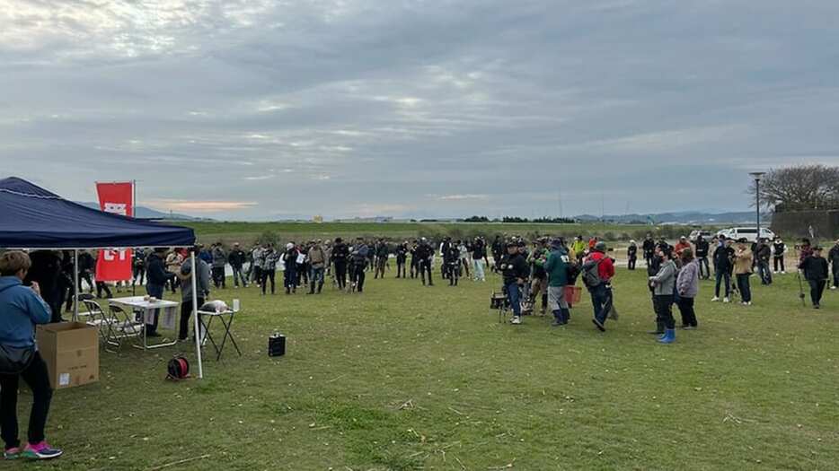 こちらは遠賀川のオカッパリ大会の様子