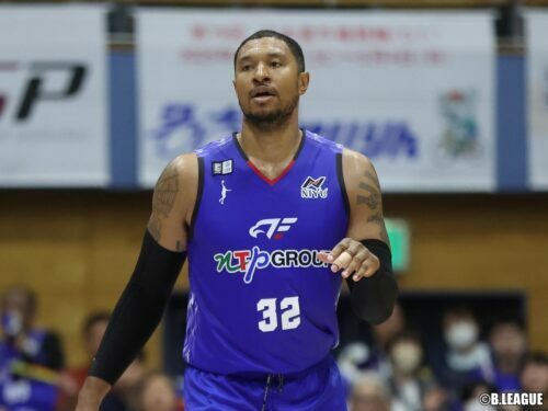 FE名古屋と契約解除したジャスティン・ハーパー［写真］＝B.LEAGUE