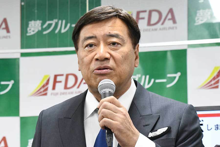 夢グループの石田重廣代表取締役社長【写真：ENCOUNT編集部】