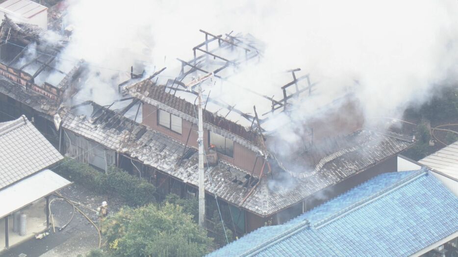 火事があった住宅 愛知県大口町