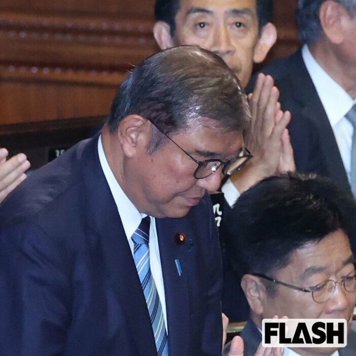 第103代首相に選出された石破茂氏（写真・長谷川 新）