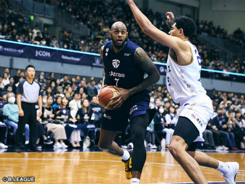 青森戦に出場していたA千葉のデレク・パードン［写真］＝B.LEAGUE