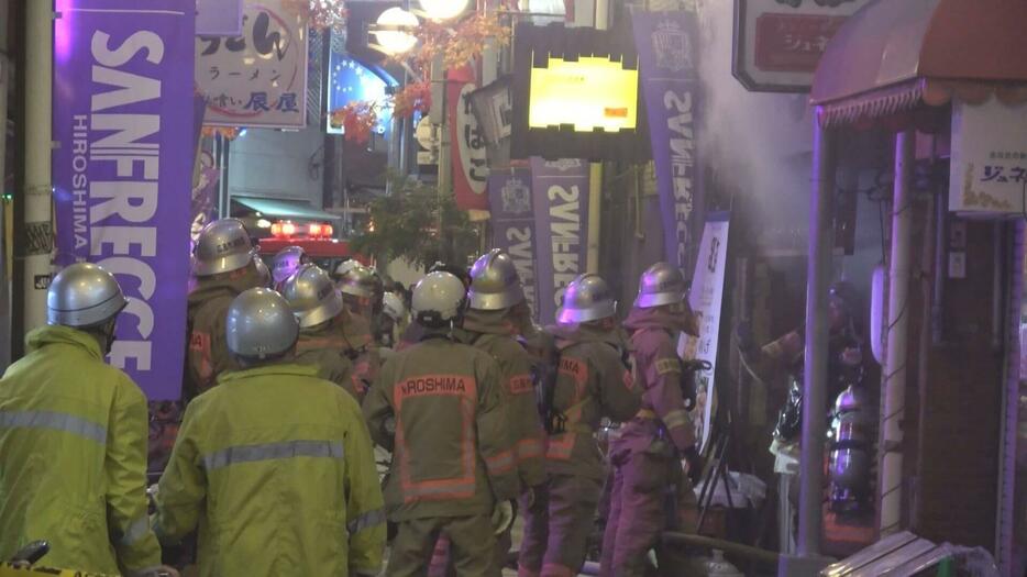 飲食店から出火　横川駅前で火事 一時騒然　広島市西区