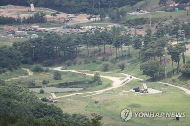 THAADが配備されている南部・慶尚北道星州郡の在韓米軍基地（資料写真）＝（聯合ニュース）