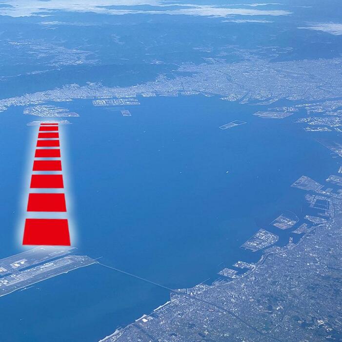 関西空港と神戸空港の間に道路をつくる構想が存在する。 (c) mitsuishiizumi - stock.adobe.com