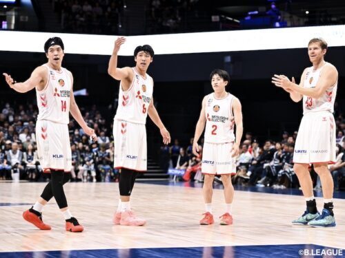 敵地で1勝1敗のイーブンとした名古屋D（写真は第1戦のもの）［写真］＝B.LEAGUE