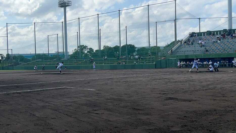 交流試合の様子