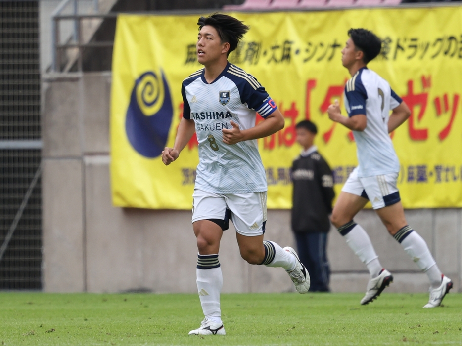 MF濱口聖(3年=CLUB ATLETICO ALEGRE)(Naoki KATO/GEKISAKA)