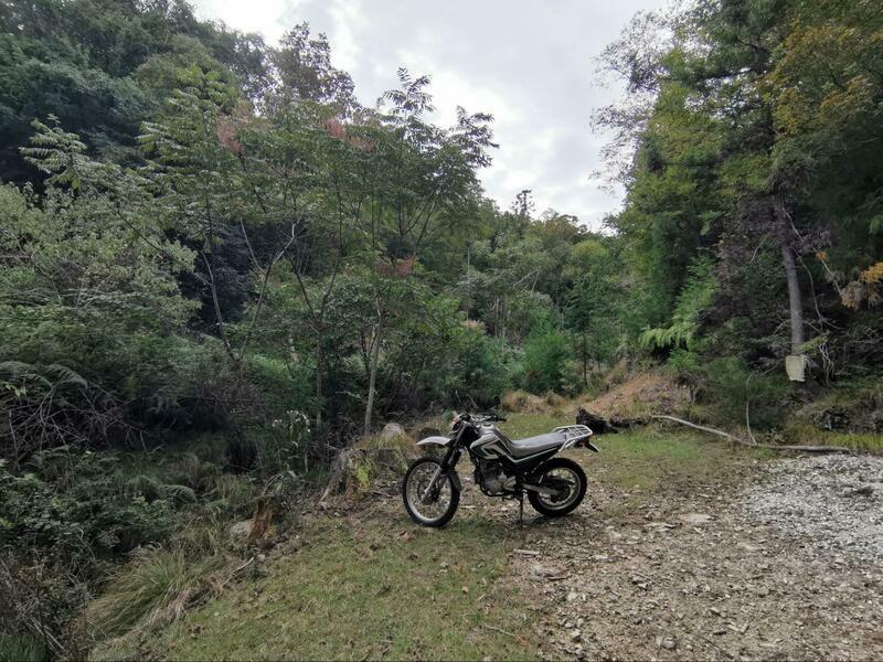 林道行き止まりの転回場。その時もびっくりするぐらいこじんまりしたキャンプ場だった（イメージ画像）