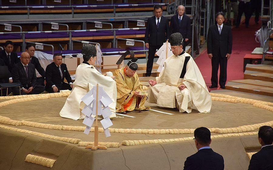 11月9日福岡国際センターで行われた土俵祭り