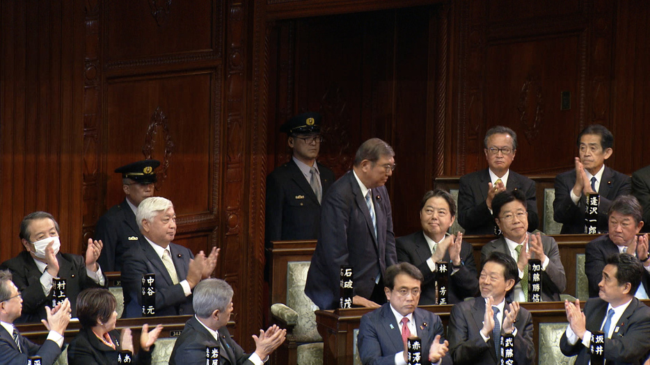 【速報】内閣総理大臣に石破茂氏を選出　衆議院本会議