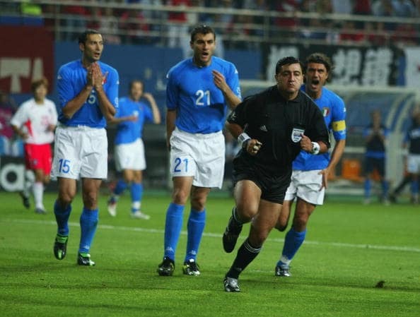 イタリアVS韓国の審判を担当したバイロン・モレノ photo/Getty Images