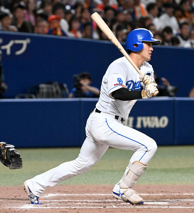 中日板山祐太郎（2024年7月19日撮影）