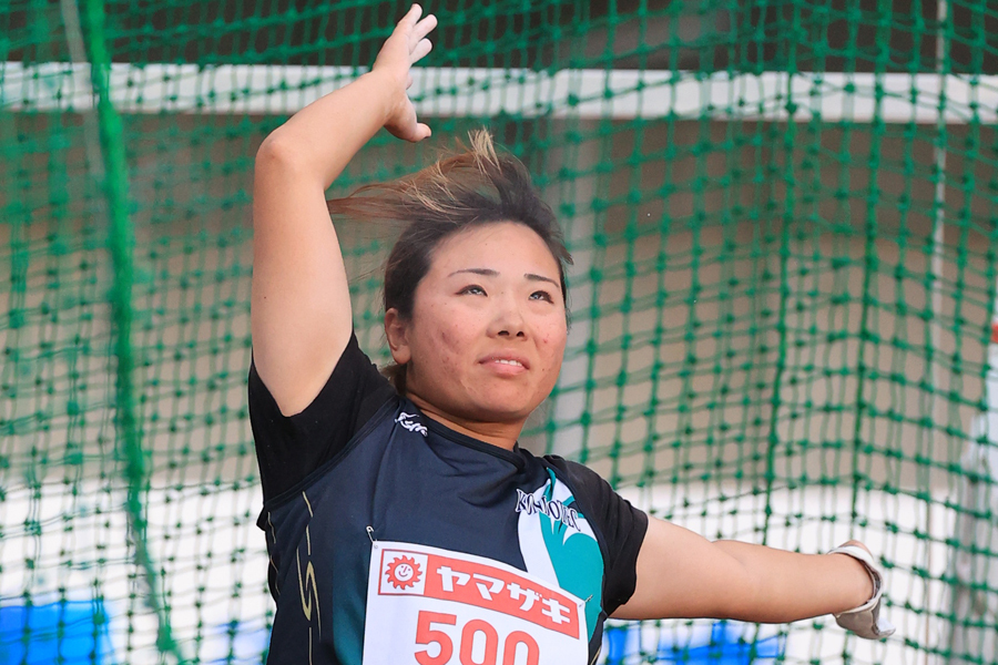 女子ハンマー投で日本歴代8位の64m83をマークした藤本咲良（コンドーテック）