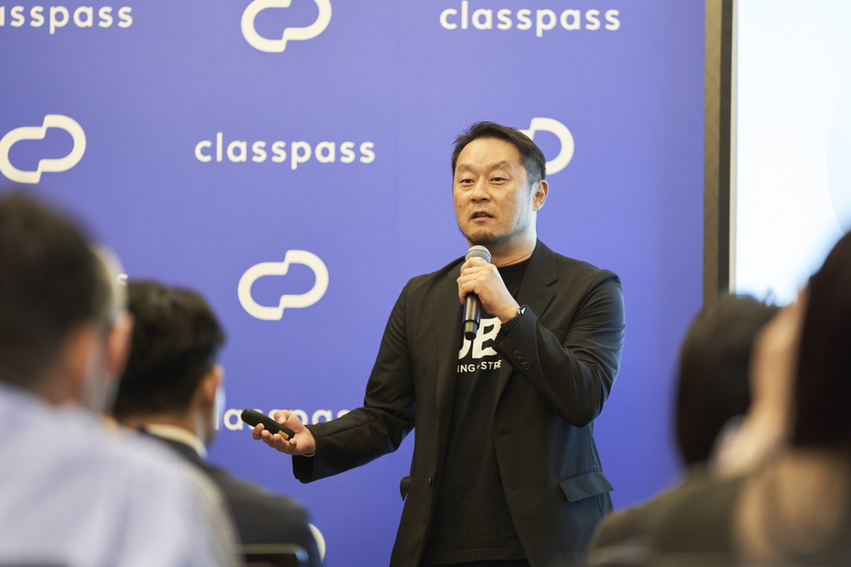 登壇した倉岡氏（Mindbody ClassPass Japan提供）