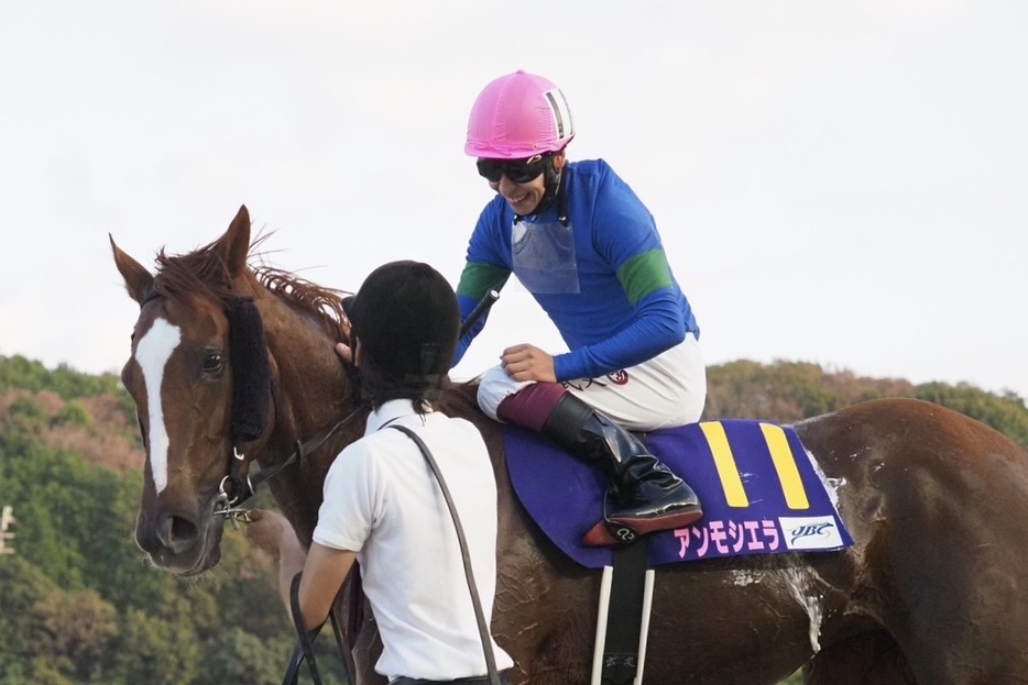 JBCレディスクラシック・アンモシエラと横山武史騎手 (C)Y.Shigeyama