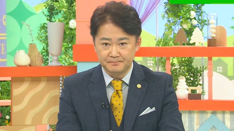 山岸久朗弁護士 関西テレビ「旬感LIVEとれたてっ！」より