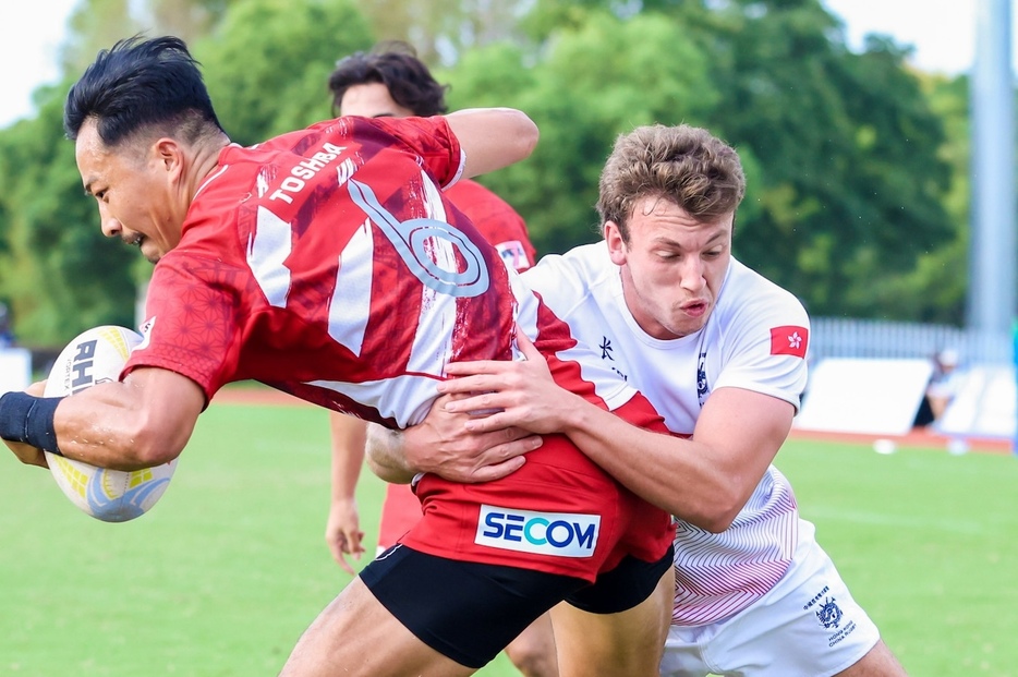 中国大会トライ王の中野剛通(©︎Asia Rugby)