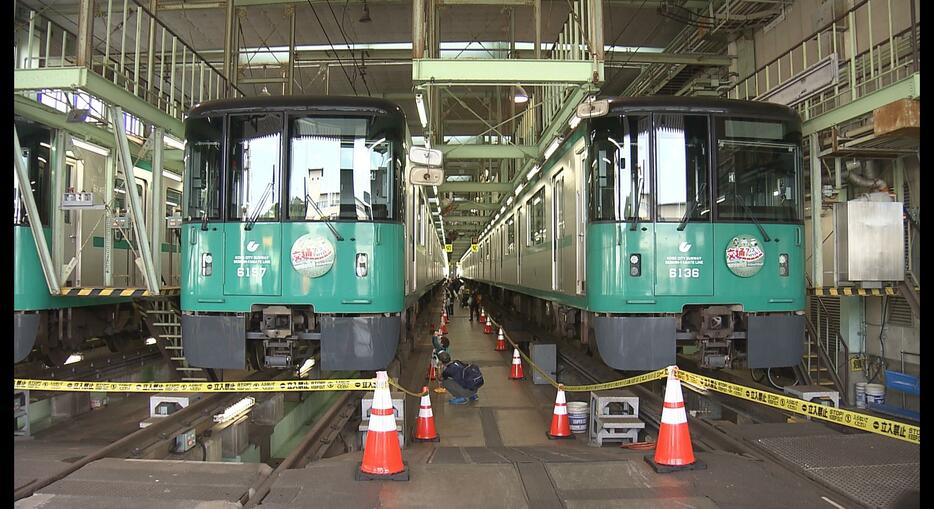 「交通フェスティバル」で展示された車両